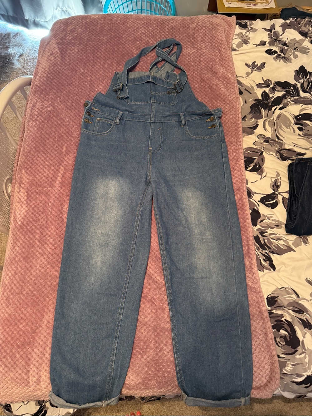 Classic Blue Denim Overalls - Women Jeans